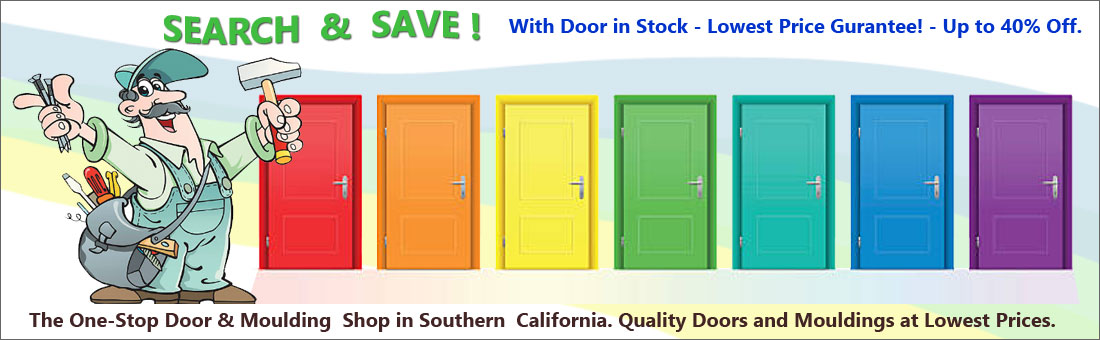 Quality door and moulding for home improvement - at Door in stock